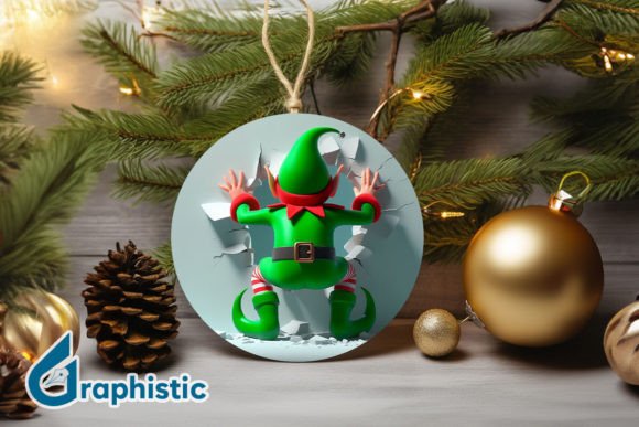 3D Cute ELF Christmas Ornament B 133 Review