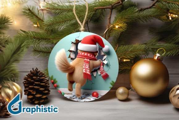 3D Dog Christmas Ornament Back 25 Review