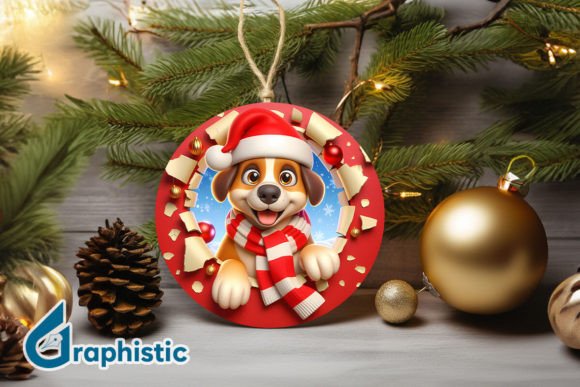 3D Dog Christmas Ornament Front 24: A Designer's Review