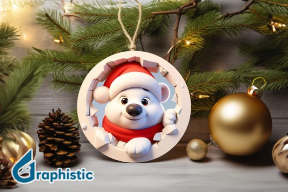 3D Polar Bear Ornament F 120: Review for Illustrations