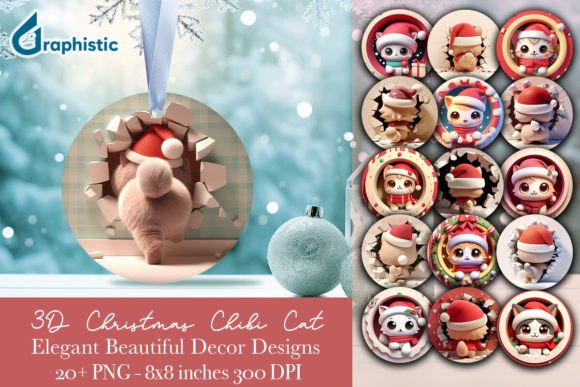 Cat Christmas Bundle: Festive Illustrations for Brands