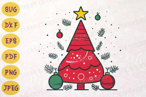 Christmas Tree SVG Pine Tree Outline DXF Review