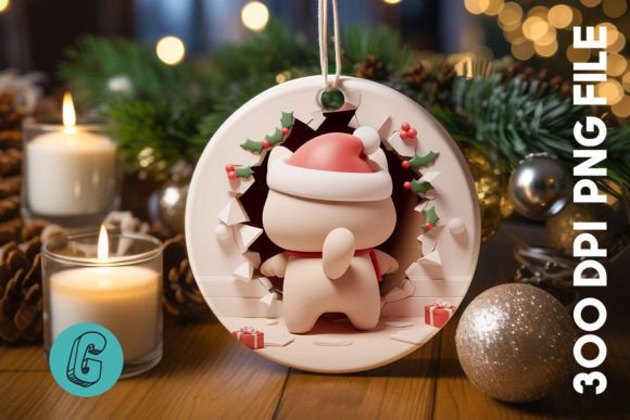 Cute Cat Christmas Ornament Back 13 Review
