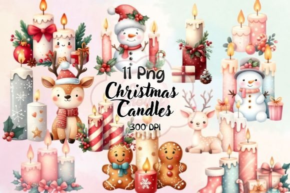 Cute Christmas Candles Sublimation: A Designer's Review