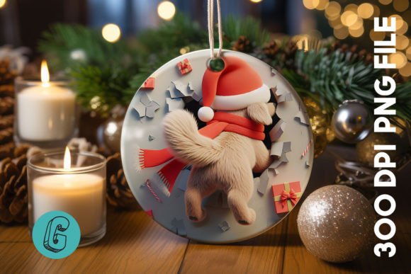 Cute Dog Christmas Ornament Back 25: A Designer's Review