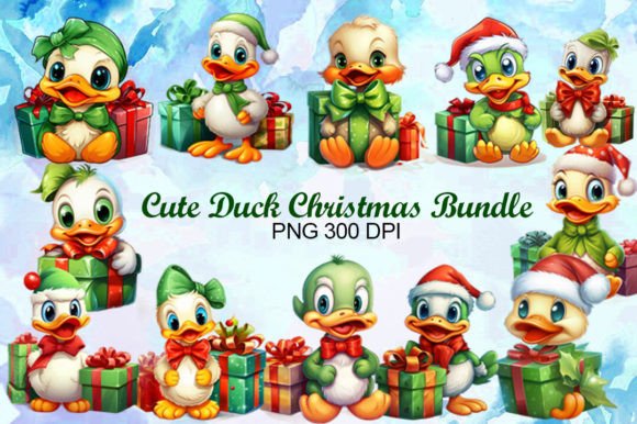 Cute Duck Christmas Sublimation Clipart: A Designer's Review