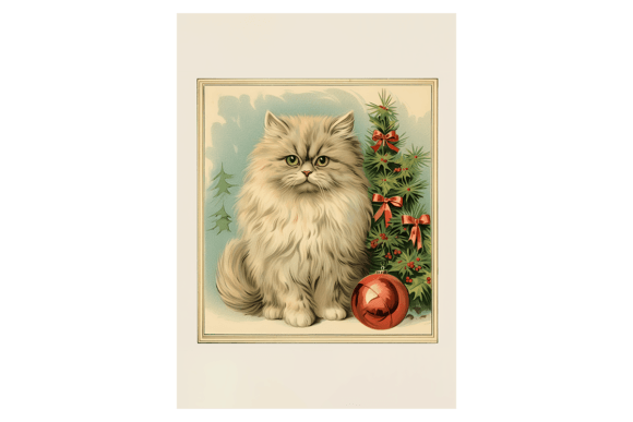 Persian Cat Christmas Card: A Designer's Review