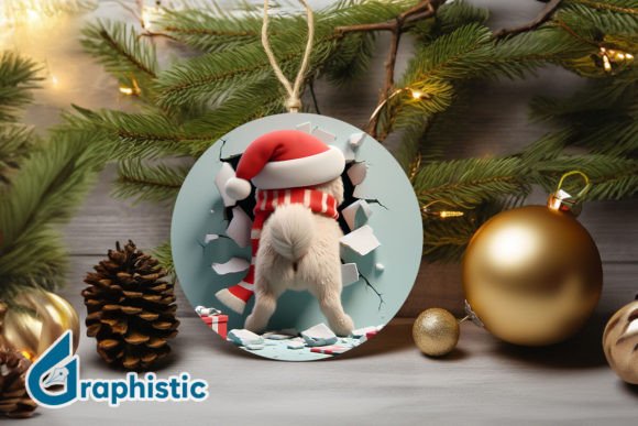 Review: 3D Dog Christmas Ornament Back 27 Illustrations