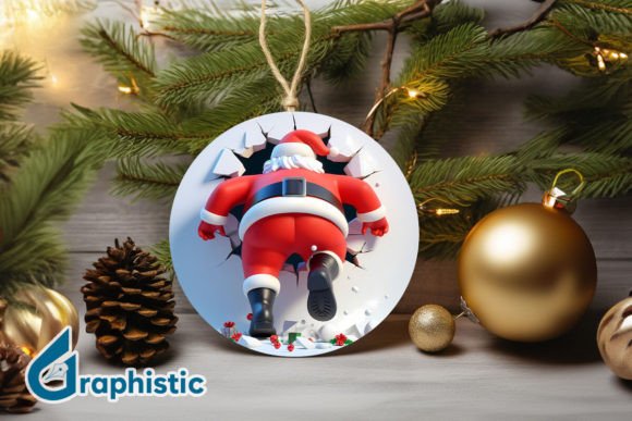 Review: 3D Santa Christmas Ornament Back 67 Design