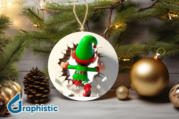 Reviewing 3D Cute ELF Christmas Ornament B 123 Illustrations