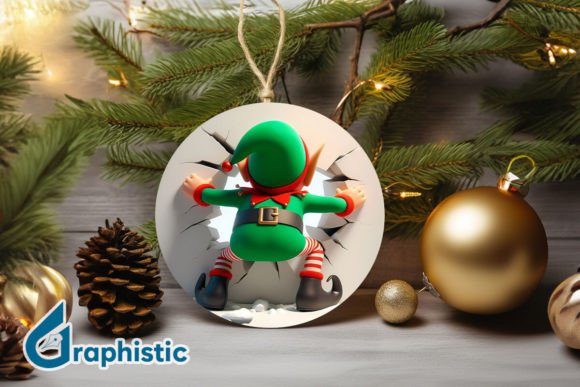 Reviewing 3D Cute ELF Ornament B 121 for Illustrations