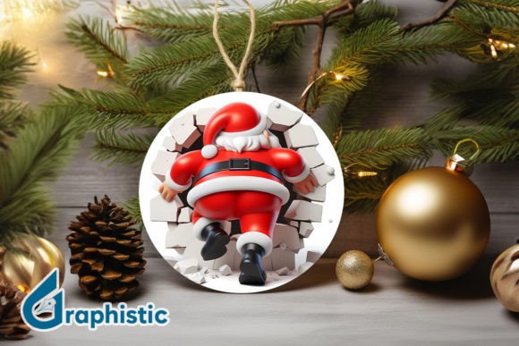 Reviewing 3D Santa Christmas Ornament Back 73 for Holiday Projects