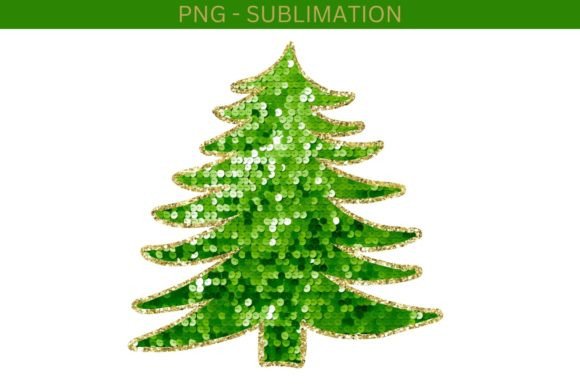 Sequin Christmas Tree PNG Digital: A Designer's Review